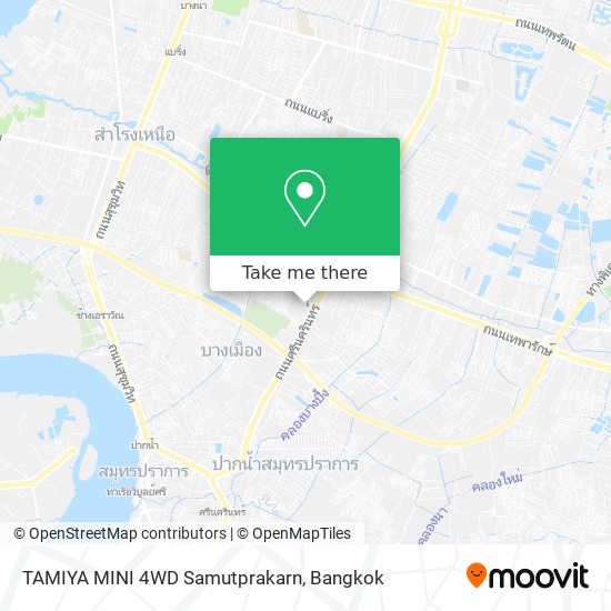 TAMIYA MINI 4WD Samutprakarn map
