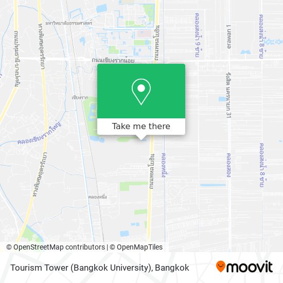 Tourism Tower (Bangkok University) map