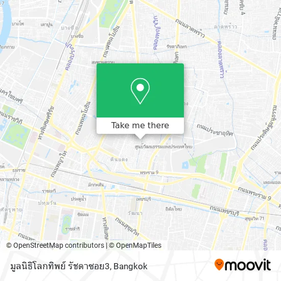 มูลนิธิโลกทิพย์ รัชดาซอย3 map
