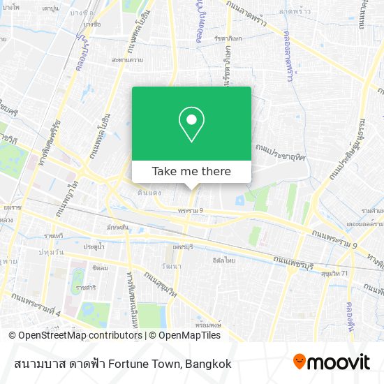 สนามบาส ดาดฟ้า Fortune Town map