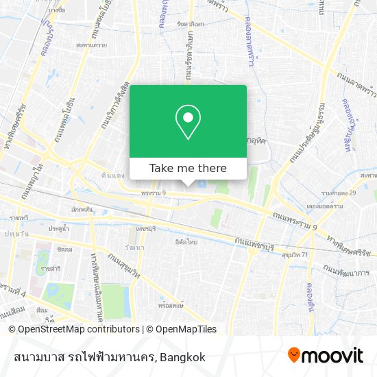 สนามบาส รถไฟฟ้ามหานคร map