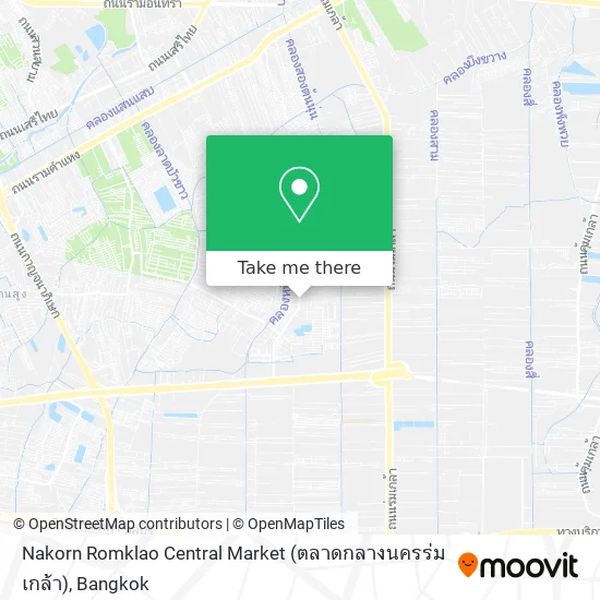 Nakorn Romklao Central Market (ตลาดกลางนครร่มเกล้า) map