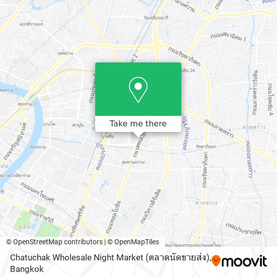 Chatuchak Wholesale Night Market (ตลาดนัดขายส่ง) map