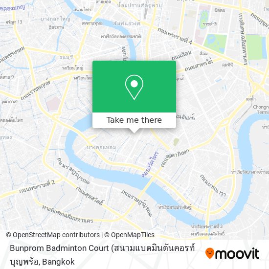 Bunprom Badminton Court map