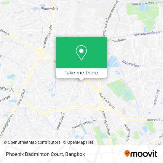 Phoenix Badminton Court map