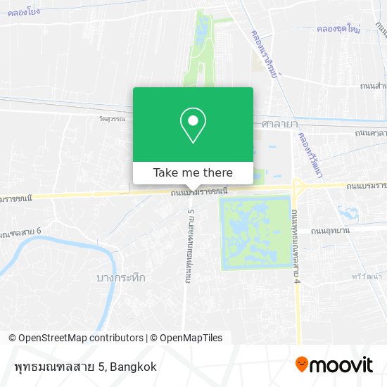 พุทธมณฑลสาย 5 map