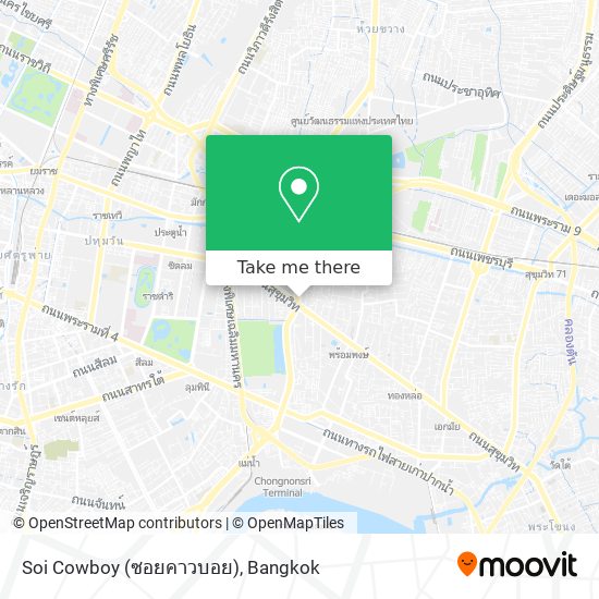 Soi Cowboy (ซอยคาวบอย) map