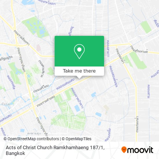 Acts of Christ Church Ramkhamhaeng 187 / 1 map