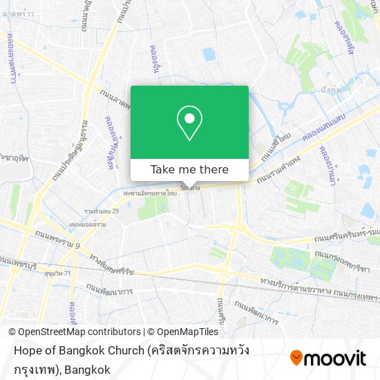 Hope of Bangkok Church (คริสตจักรความหวังกรุงเทพ) map