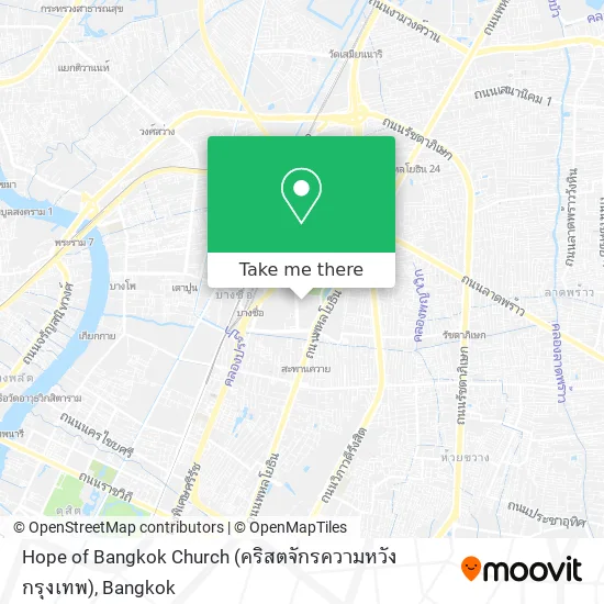 Hope of Bangkok Church (คริสตจักรความหวังกรุงเทพ) map