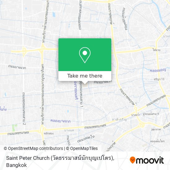 Saint Peter Church (วัดธรรมาสน์นักบุญเปโตร) map