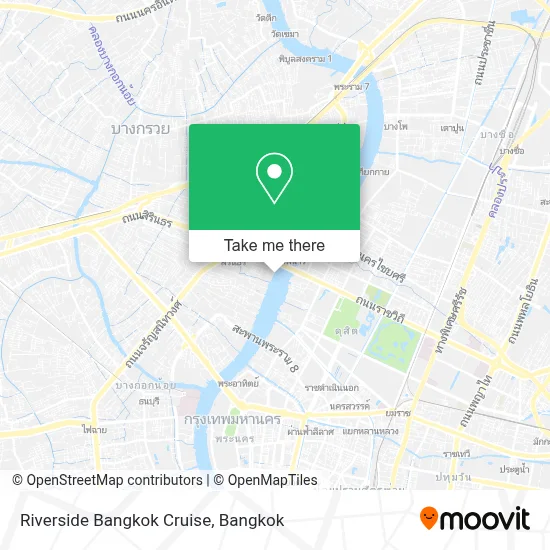 Riverside Bangkok Cruise map