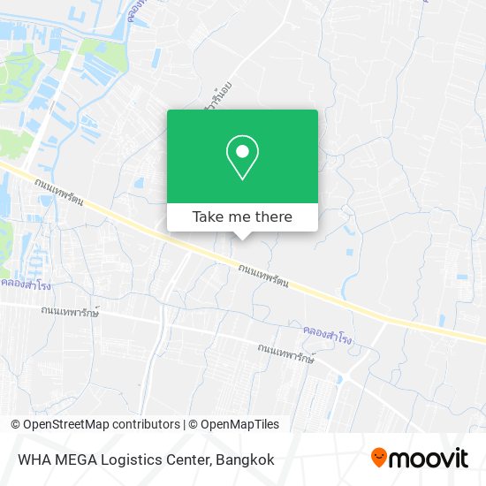 WHA MEGA Logistics Center map