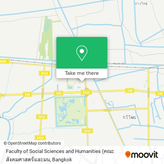 Faculty of Social Sciences and Humanities map