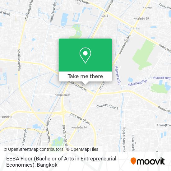 EEBA Floor (Bachelor of Arts in Entrepreneurial Economics) map