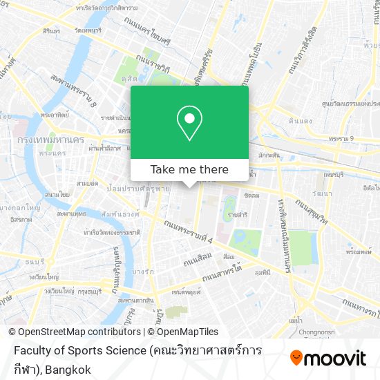 Faculty of Sports Science (คณะวิทยาศาสตร์การกีฬา) map