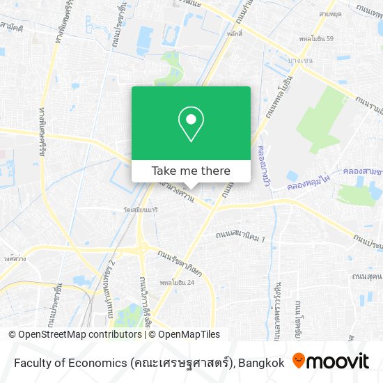 Faculty of Economics (คณะเศรษฐศาสตร์) map