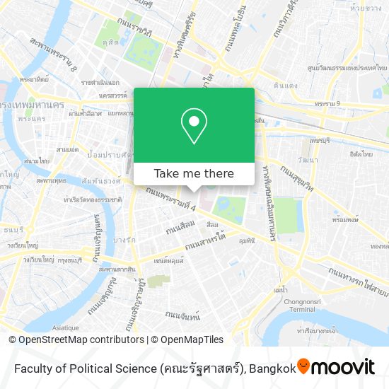 Faculty of Political Science (คณะรัฐศาสตร์) map