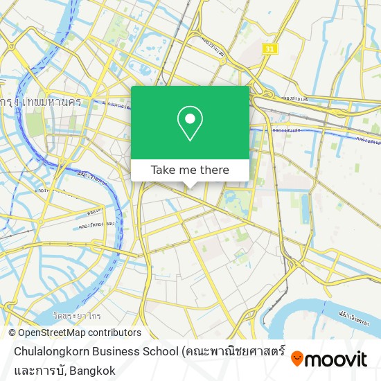 Chulalongkorn Business School map