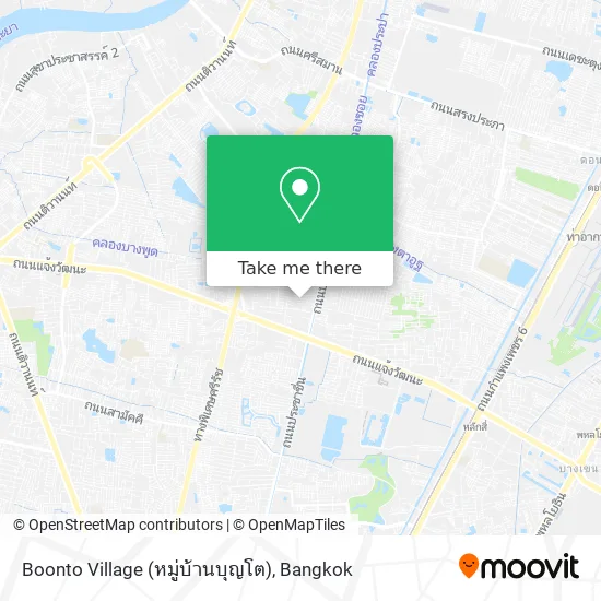 Boonto Village (หมู่บ้านบุญโต) map