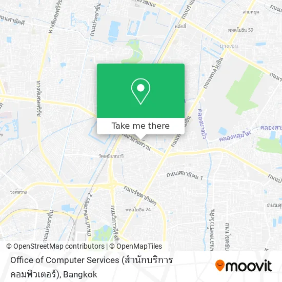 Office of Computer Services (สำนักบริการคอมพิวเตอร์) map