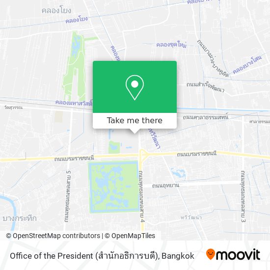 Office of the President (สำนักอธิการบดี) map