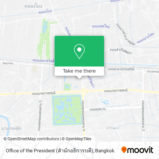 Office of the President (สำนักอธิการบดี) map