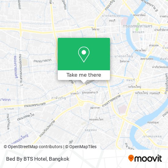 Bed By BTS Hotel map