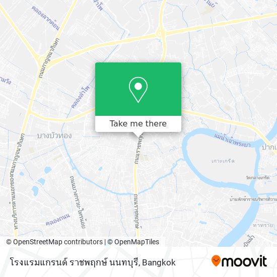 โรงแรมแกรนด์ ราชพฤกษ์ นนทบุรี map
