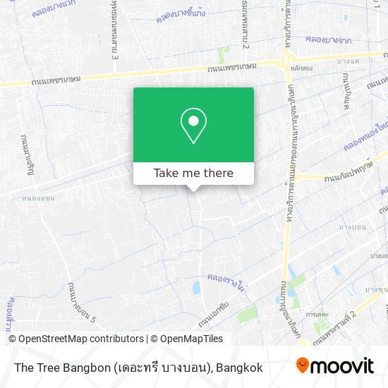 The Tree Bangbon (เดอะทรี บางบอน) map