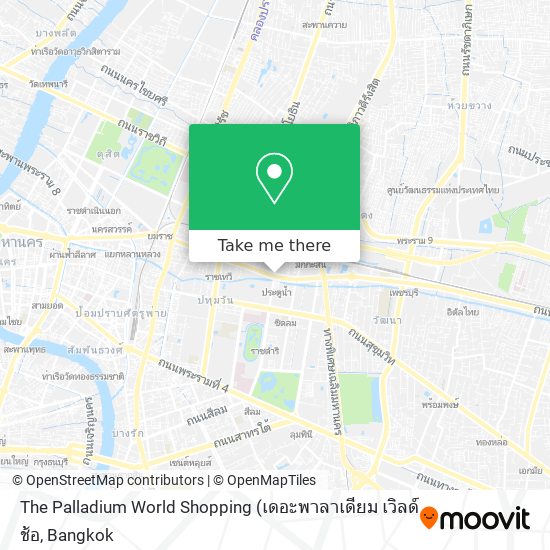 The Palladium World Shopping map