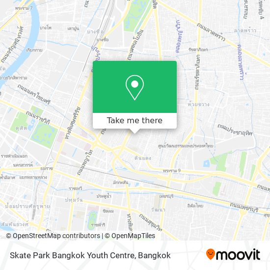 Skate Park Bangkok Youth Centre map