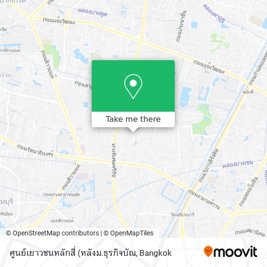 ศูนย์เยาวชนหลักสี่ map