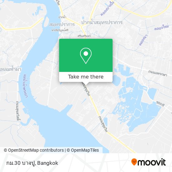กม.30 บางปู map