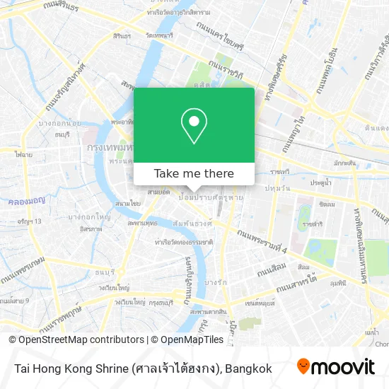Tai Hong Kong Shrine (ศาลเจ้าไต้ฮงกง) map