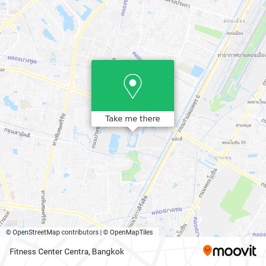 Fitness Center Centra map