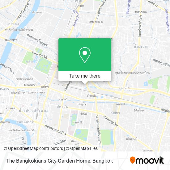 The Bangkokians City Garden Home map