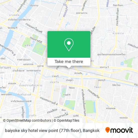 baiyoke sky hotel view point (77th floor) map