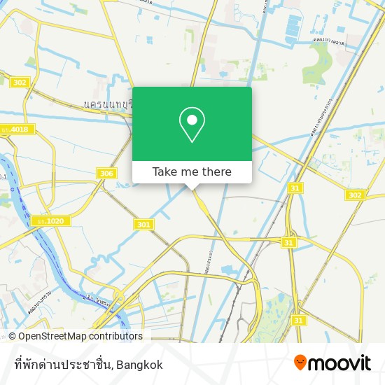 ที่พักด่านประชาชื่น map