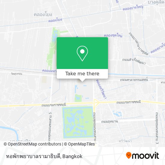 หอพักพยาบาลรามาธิบดี map