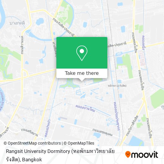 Rangsit University Dormitory (หอพักมหาวิทยาลัยรังสิต) map