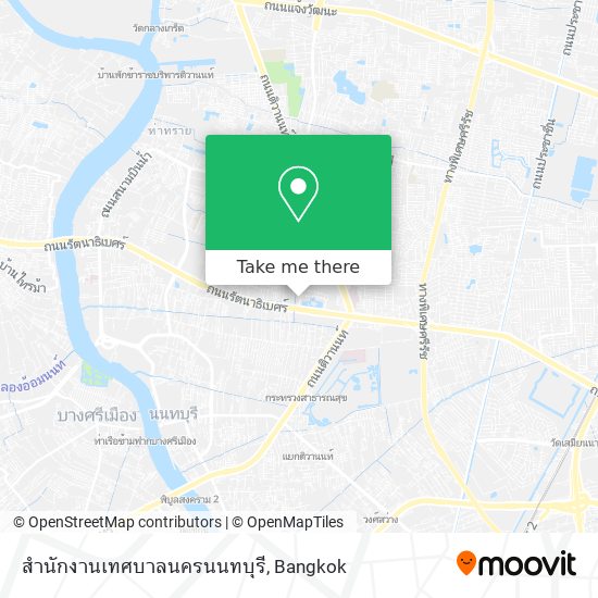 สำนักงานเทศบาลนครนนทบุรี map