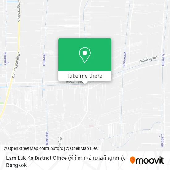 Lam Luk Ka District Office (ที่ว่าการอำเภอลำลูกกา) map