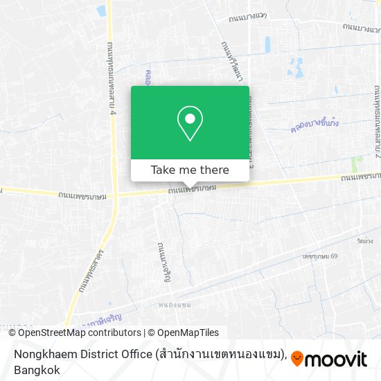 Nongkhaem District Office (สำนักงานเขตหนองแขม) map