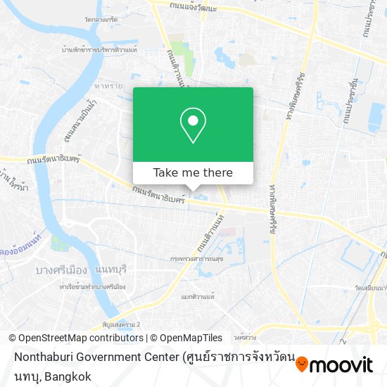 Nonthaburi Government Center map
