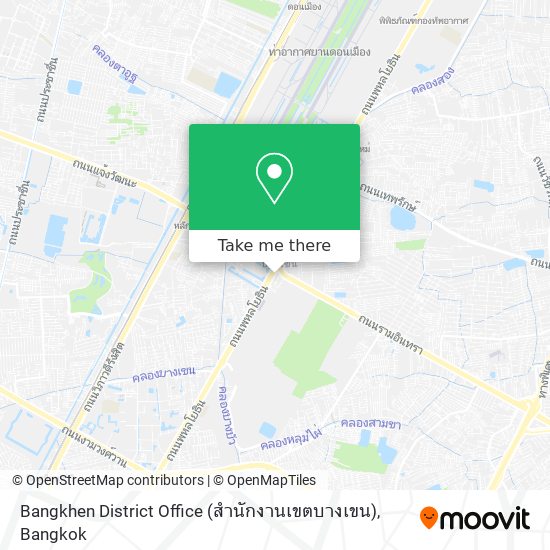 Bangkhen District Office (สำนักงานเขตบางเขน) map