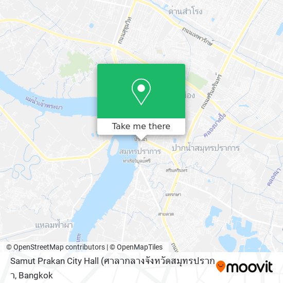 Samut Prakan City Hall map