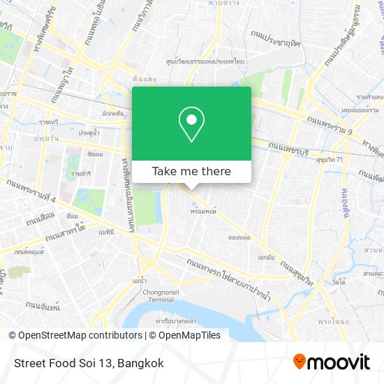 Street Food Soi 13 map