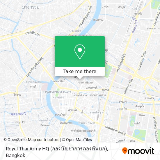 Royal Thai Army HQ (กองบัญชาการกองทัพบก) map