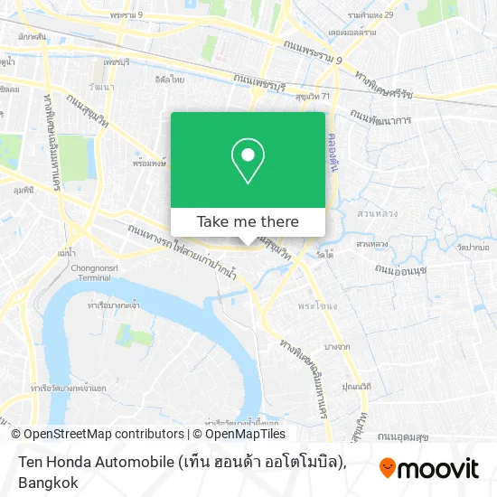 Ten Honda Automobile (เท็น ฮอนด้า ออโตโมบิล) map